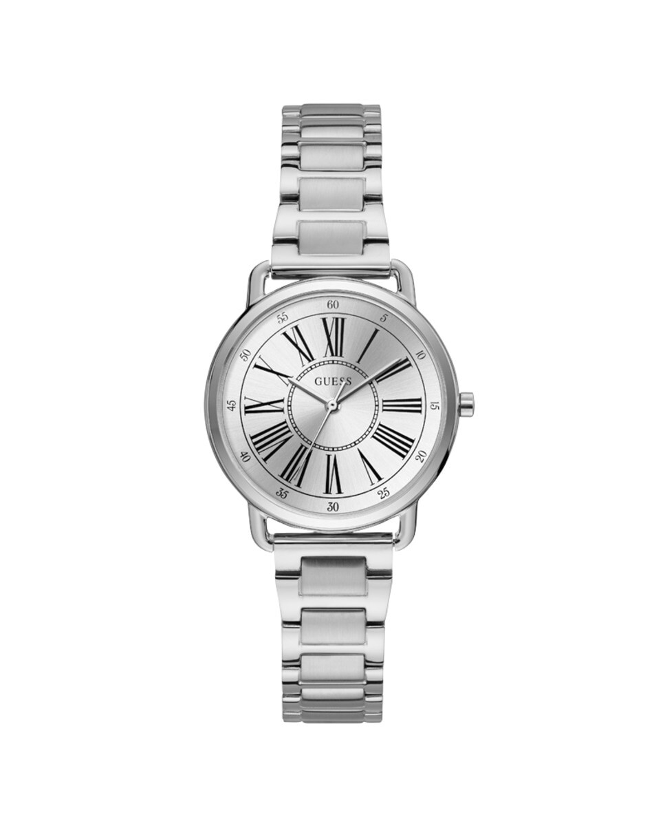 

Женские часы Jackie W1148L1 со стальным и серебряным ремешком Guess, серебро
