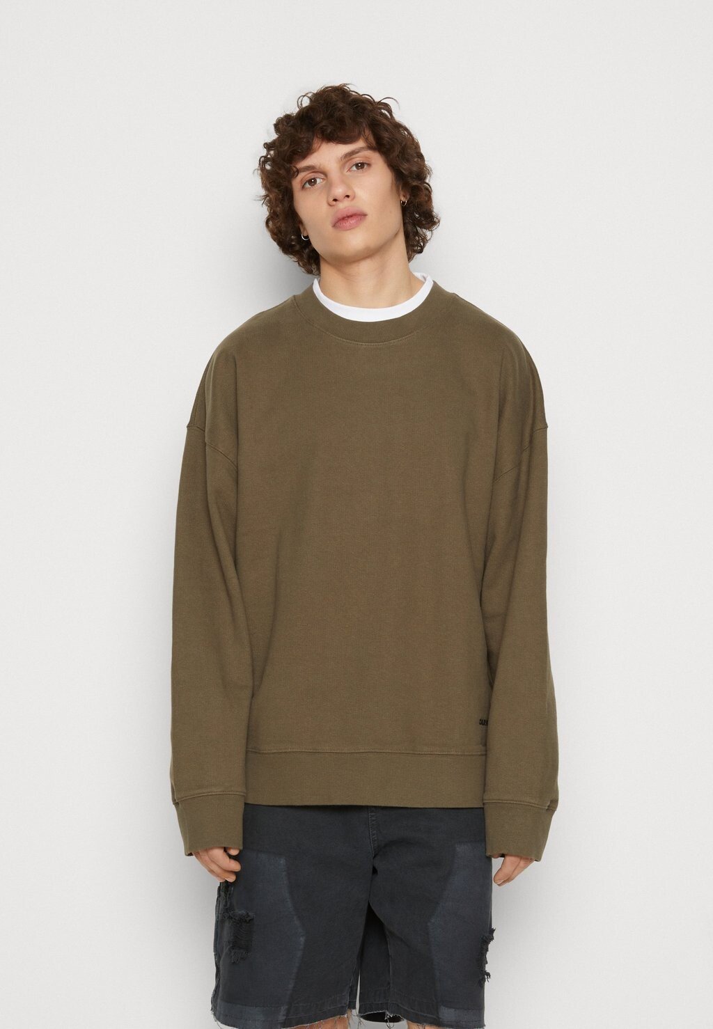 

Толстовка Carhartt WIP Link Script, крапива/черный, Коричневый