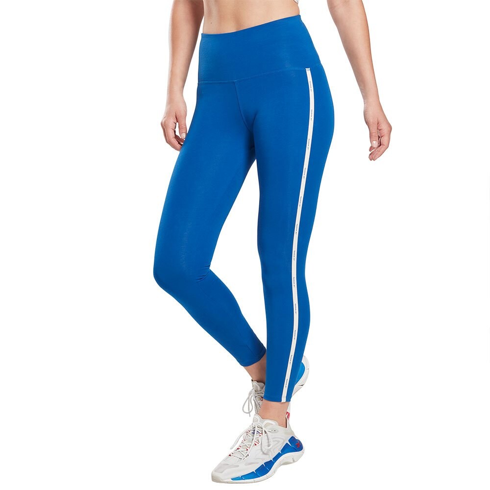 

Леггинсы Reebok Piping Cotton High-Rise, синий