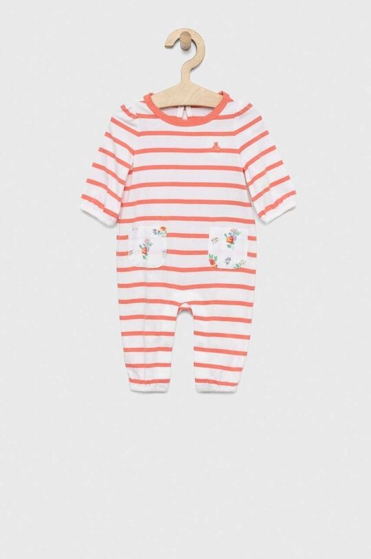 

Хлопковый детский комбинезон GAP, оранжевый