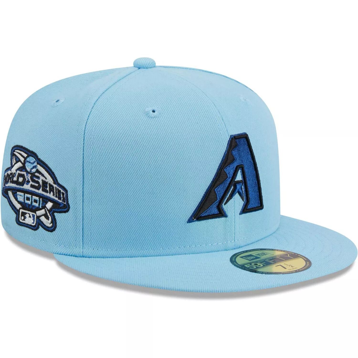

Мужская приталенная шляпа New Era голубая Arizona Diamondbacks 59FIFTY