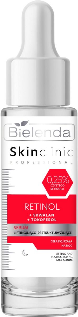 цена Сыворотка для лица Bielenda Skin Clinic Professional Retinol, 30 мл