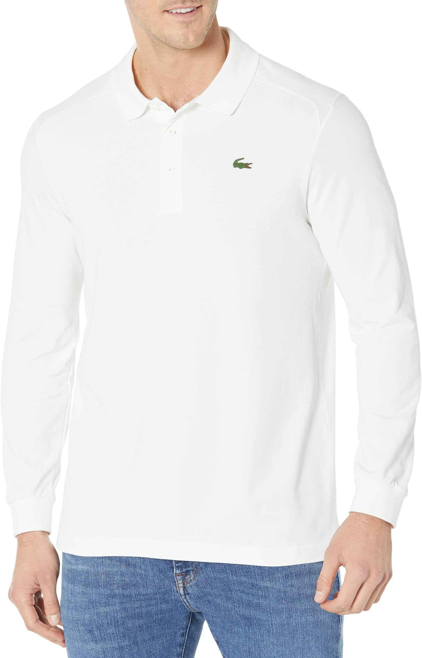 

Рубашка поло с длинными рукавами Golf Performance Lacoste, цвет White/White