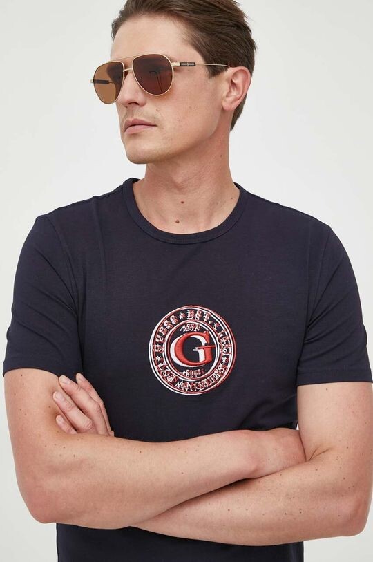 

Футболки Guess, темно-синий