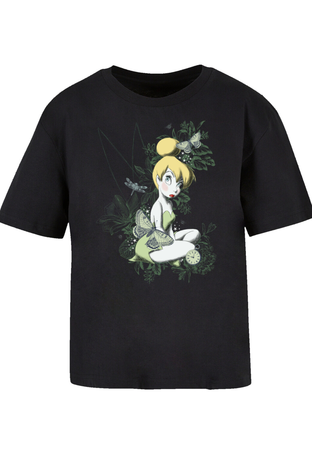

Футболка F4NT4STIC Ladies Everyday Tee Disney Peter Pan Fairy Good Life, черный
