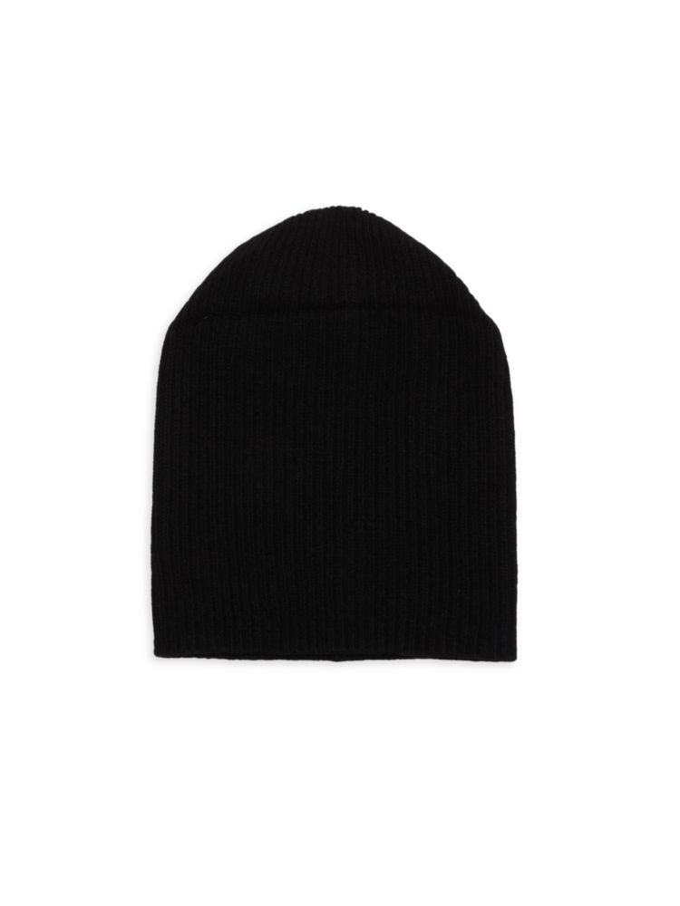 Ребристая кашемировая шапка Portolano, черный фактурная кашемировая шапка portolano цвет light heather grey