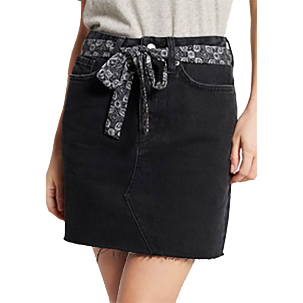 

Юбка мини Superdry Denim, черный