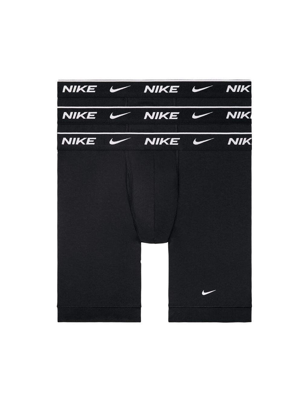 

Комплект из 3 длинных трусов-боксеров Nike, черный