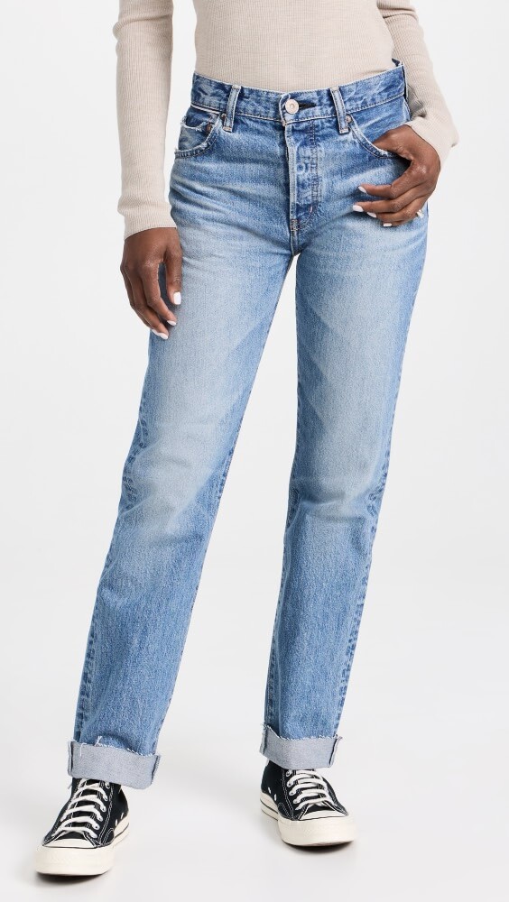 

Джинсы MOUSSY VINTAGE MV Seagraves Straight, синий