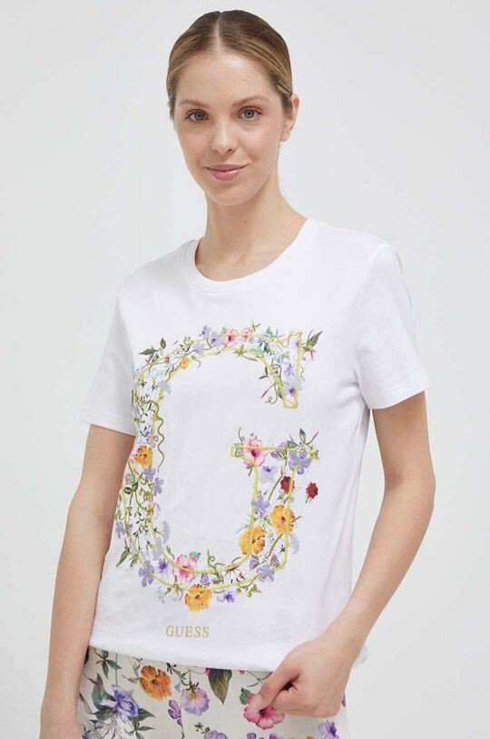 

Футболка из хлопка Guess, белый