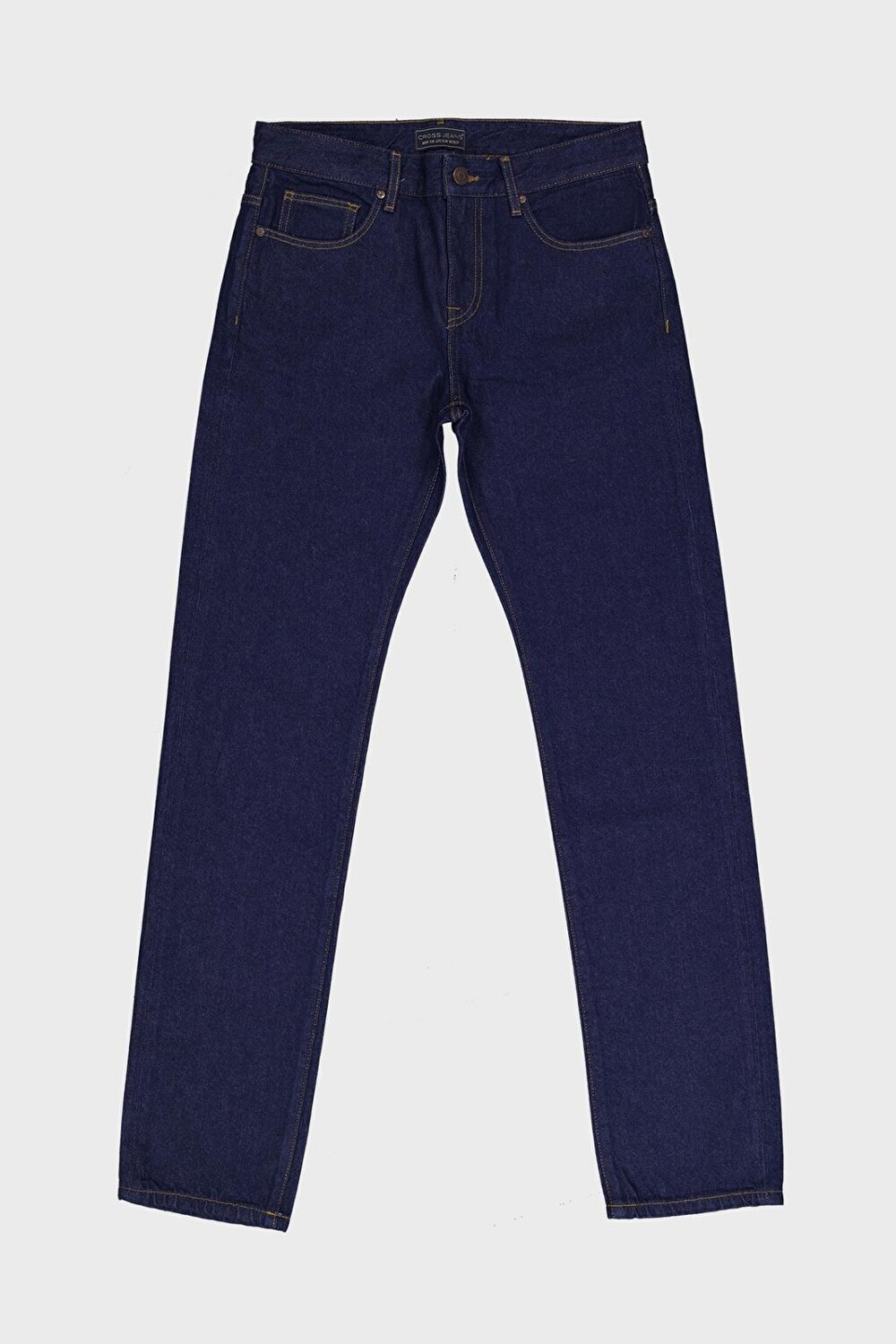 

Темно-синие джинсовые брюки стандартного кроя на молнии CRS 939-159 CROSS JEANS