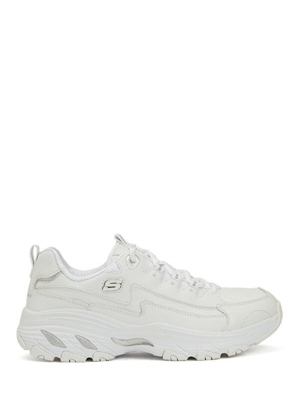 

Белые серебряные женские кроссовки arch fit d lites Skechers