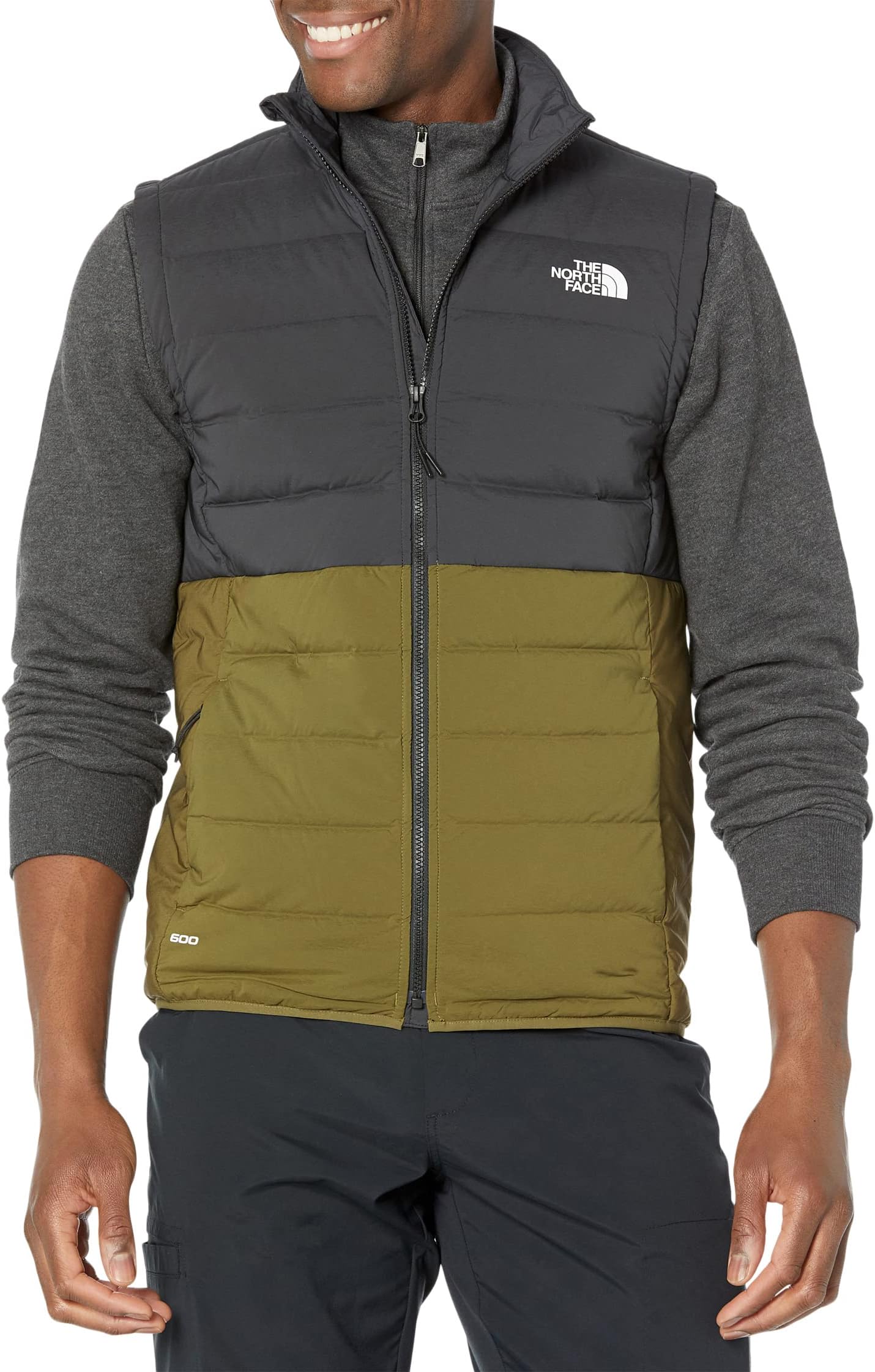 

Пуховый жилет Belleview The North Face, цвет TNF Black/Military Olive