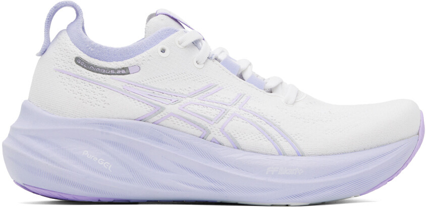 

Бело-фиолетовые кроссовки Gel-Nimbus 26 Asics