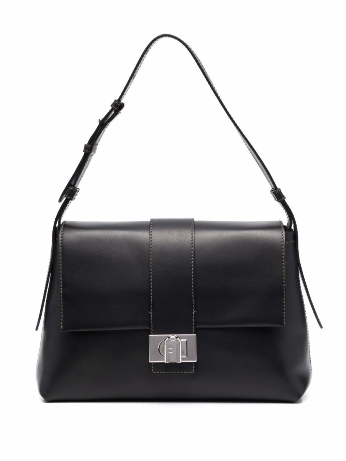 

Сумка на плечо Charlie среднего размера Furla, черный