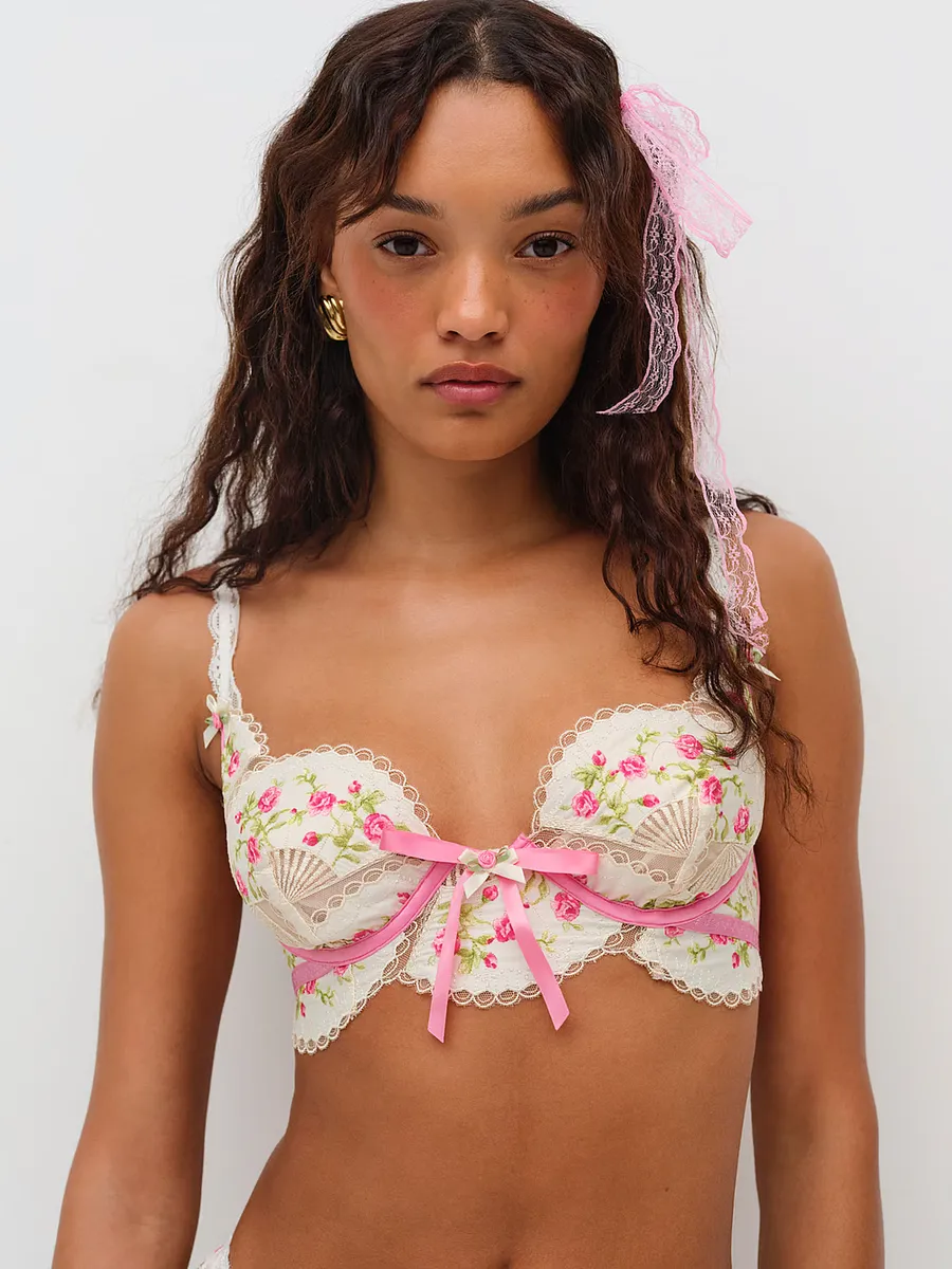 

Гретхен Бюстгальтер на косточках For Love & Lemons, мультиколор