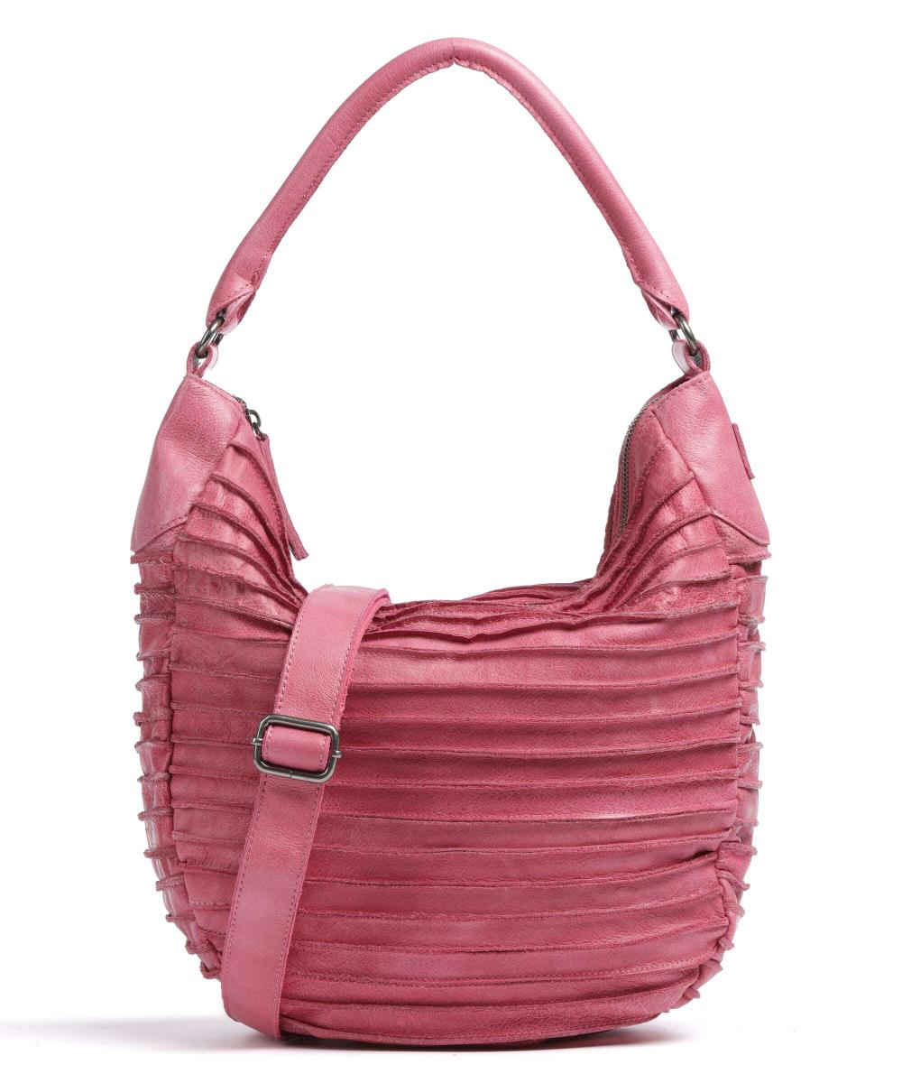 Сумка-ведро-бестселлер из зерненой кожи Fredsbruder, розовый сумка ведро из кожи andie 19 единый размер розовый