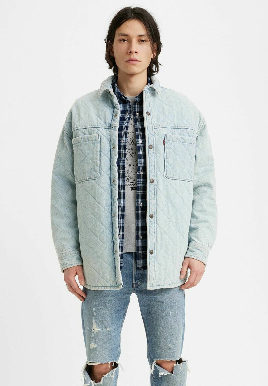 

Джинсовая куртка Levi's Ingleside, голубой, Синий