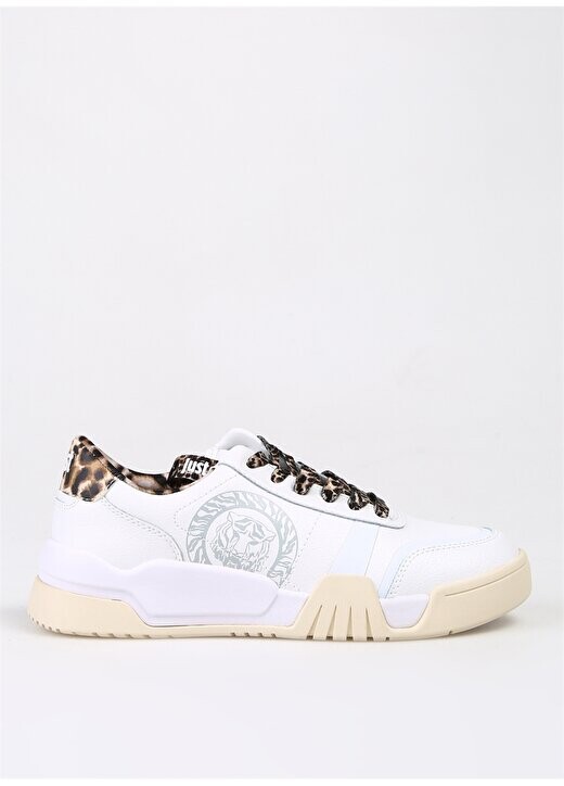 

Белые женские кожаные кроссовки 75RA3SA2ZP378003 Just Cavalli, белый