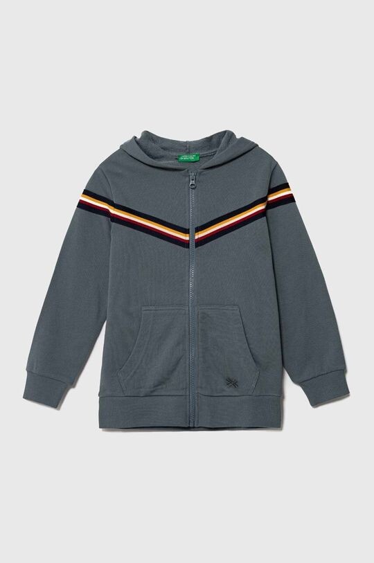 

Детская хлопковая толстовка United Colors of Benetton, серый