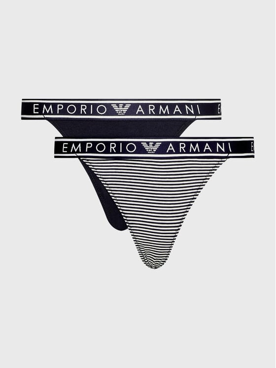 

Набор из 2 стрингов Emporio Armani Underwear, синий