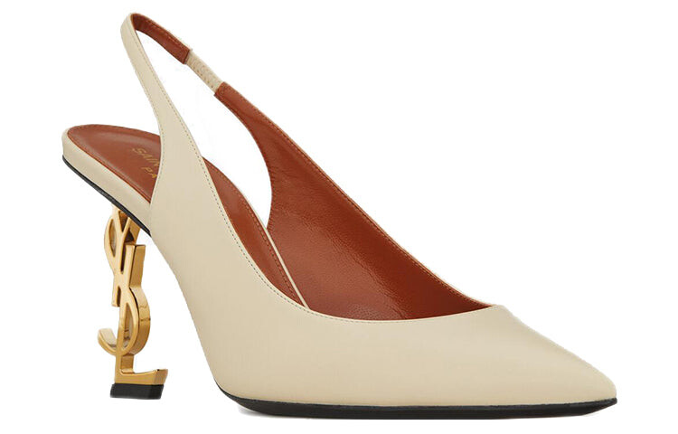 

Туфли женские Saint Laurent High Heels, бежевый