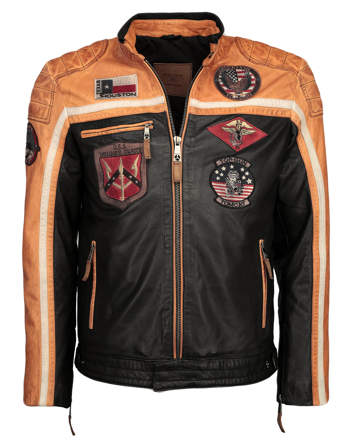 

Кожаная куртка TOP GUN TGJ1005, черный