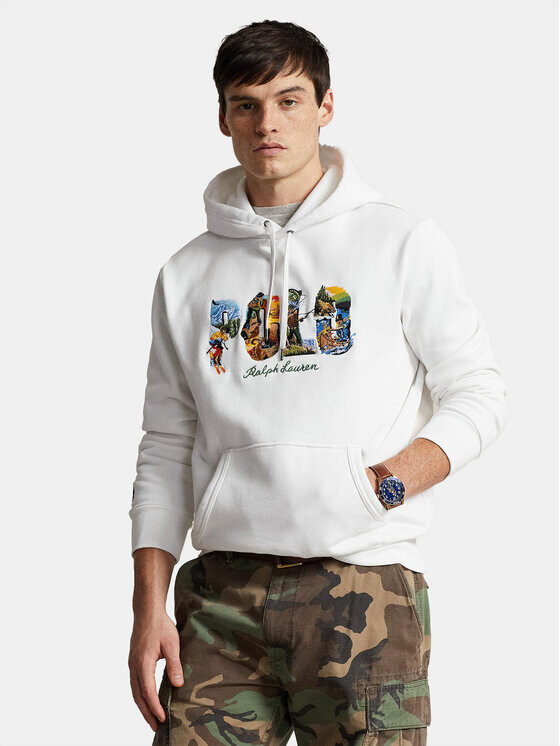 

Толстовка обычного кроя Polo Ralph Lauren, белый