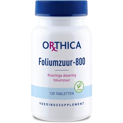 Фолиевая кислота-800 120 таблеток OC Orthica фолиевая кислота 5 мг vitamatic 120 вегетарианских таблеток