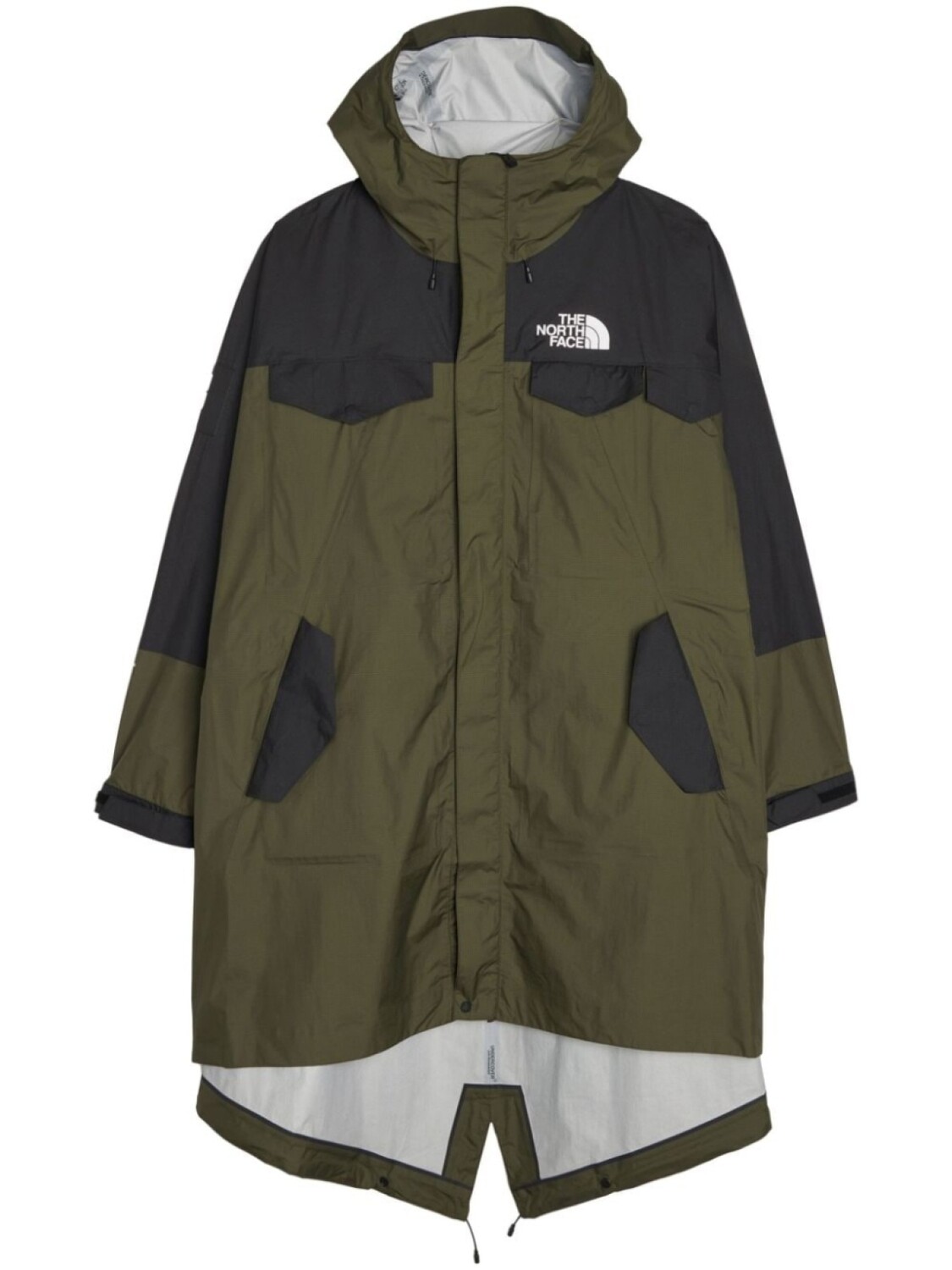 

The North Face X Undercover Project U Soukuu Hike Packable Fishtail Shell Parka, зеленый