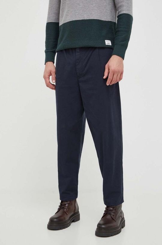 

Брюки из хлопка Barbour, темно-синий