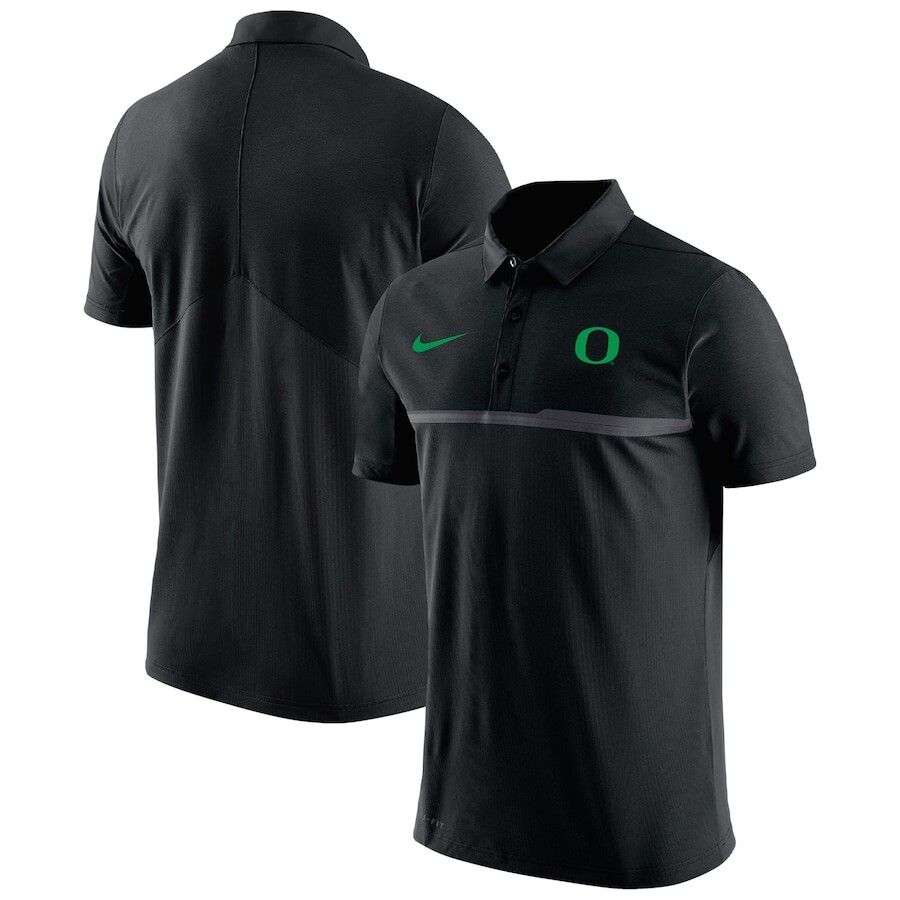 

Поло с коротким рукавом Nike Oregon Ducks, черный