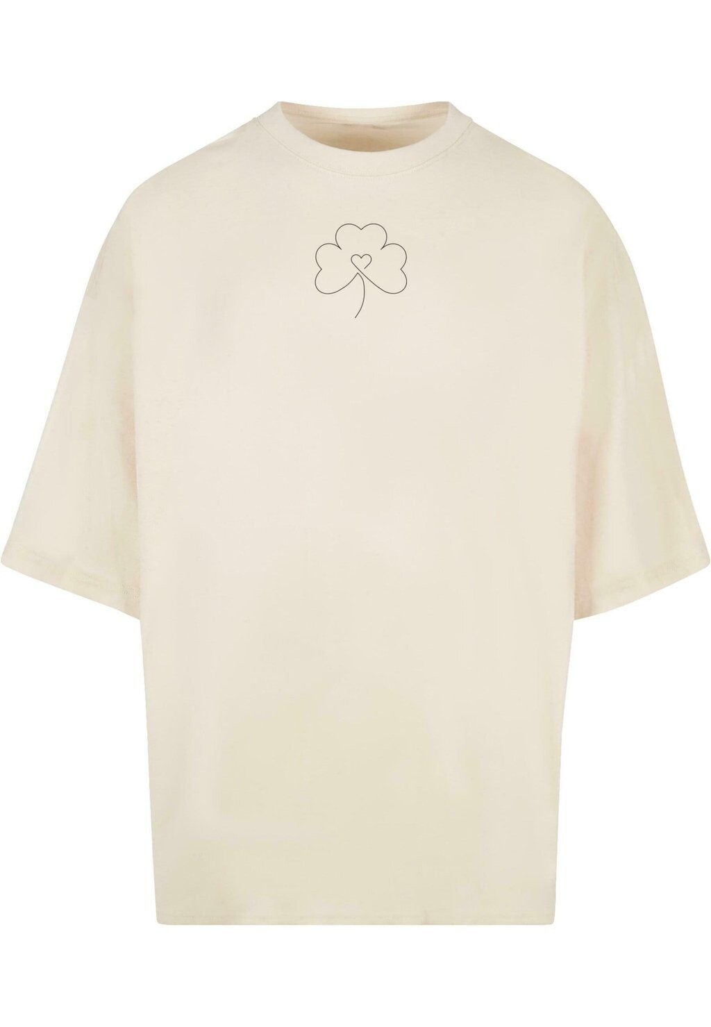 

Футболка с принтом SPRING LEAF CLOVER FLOWER HUGE Merchcode, цвет whitesand