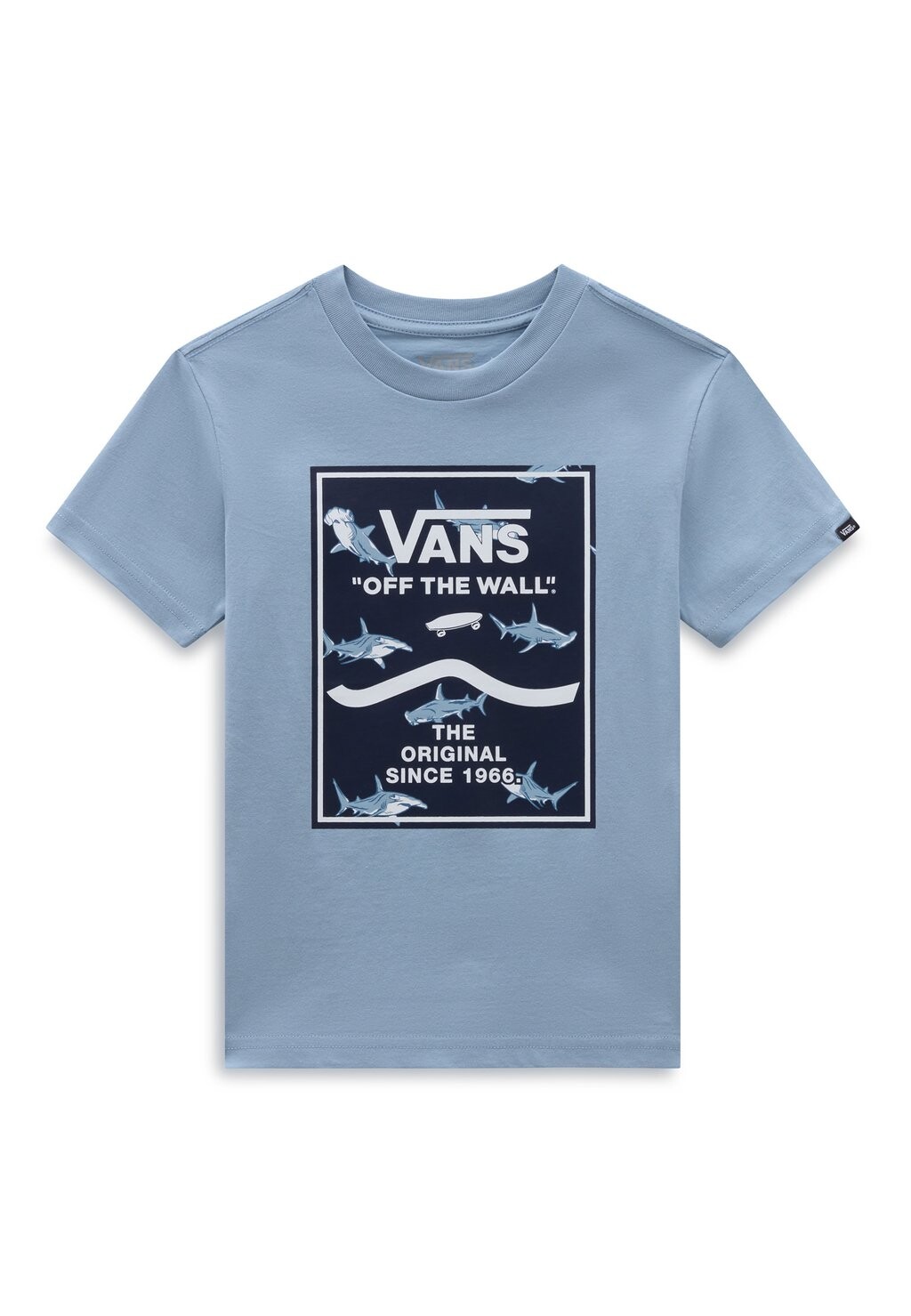 

Футболка с принтом BOX Vans, цвет dusty blue