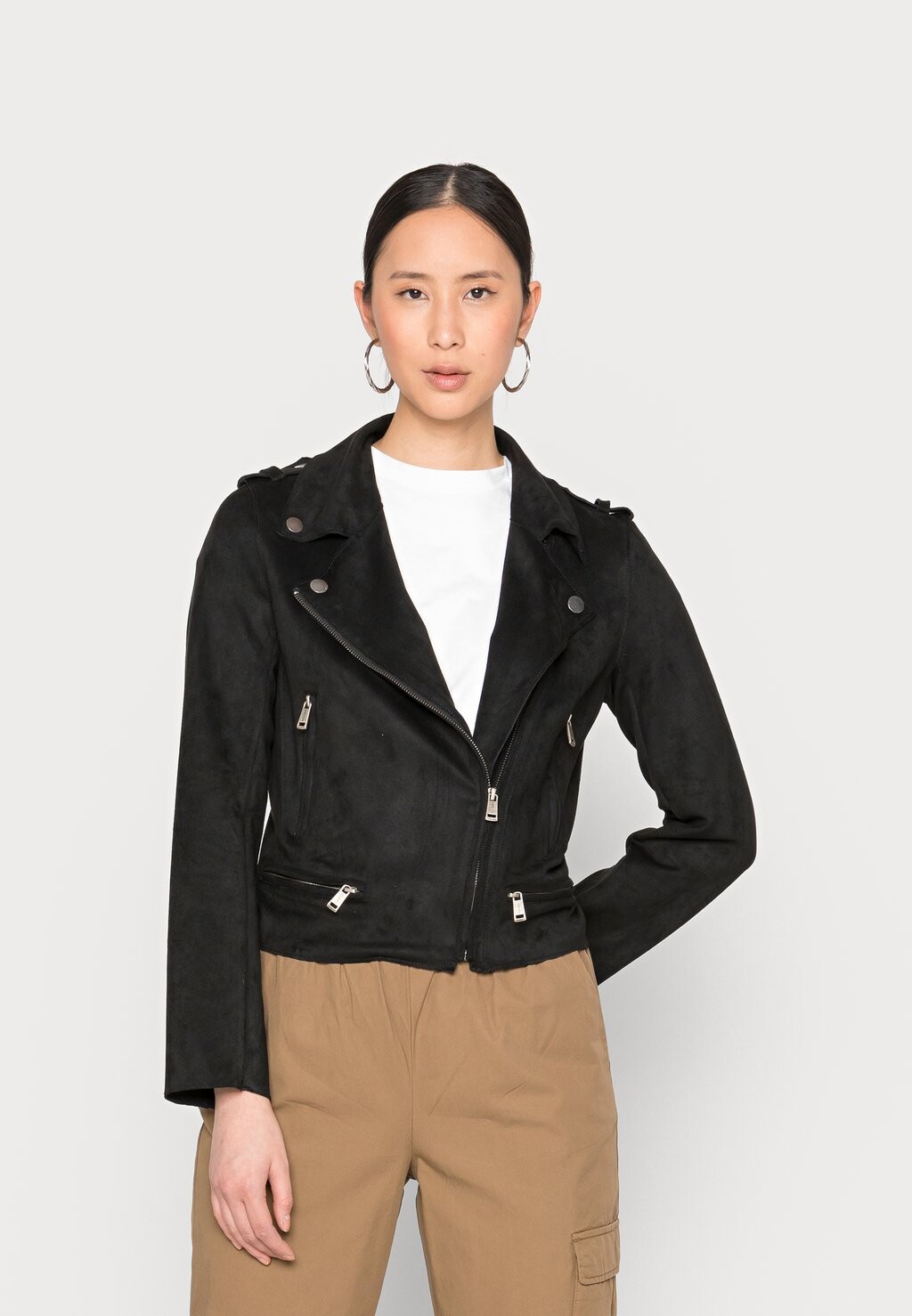 

Куртка из искусственной кожи Guess, черный