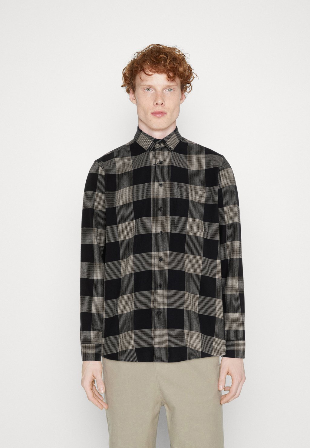 

Рубашка CHECKED LS Lindbergh, цвет black