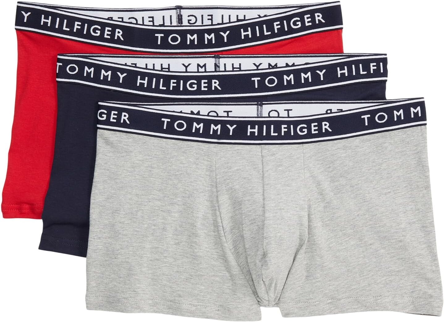

Хлопковые эластичные трусы (3 шт.) Tommy Hilfiger, цвет Mahogany