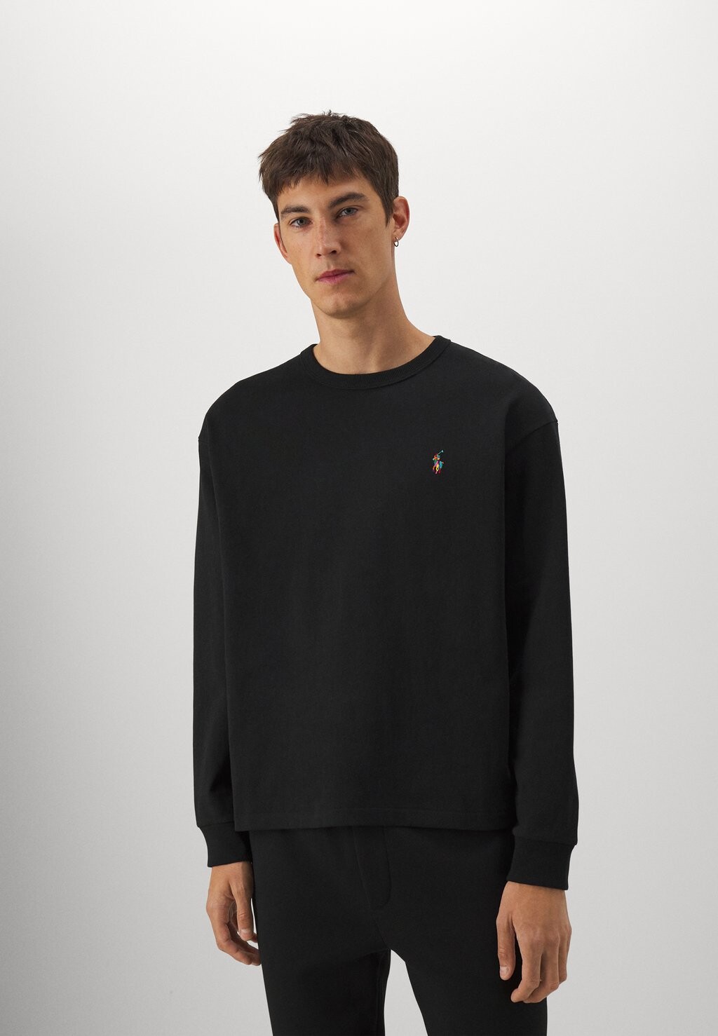 

Футболка с длинным рукавом LONG SLEEVE Polo Ralph Lauren, черная, Черный