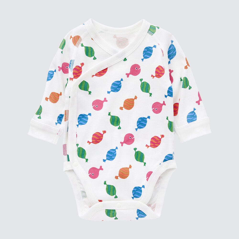 

Комбинезон Uniqlo цельный с длинными рукавами, белый