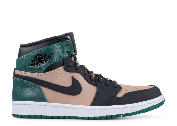 

Кроссовки WMNS AIR JORDAN 1 HIGH PREMIUM 'MYSTIC GREEN', бежевый