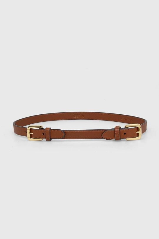 

Кожаный ремень Lauren Ralph Lauren, коричневый