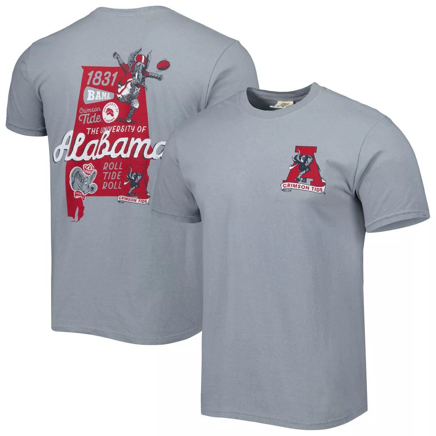 

Мужская графитовая футболка Alabama Crimson Tide Vault State Comfort