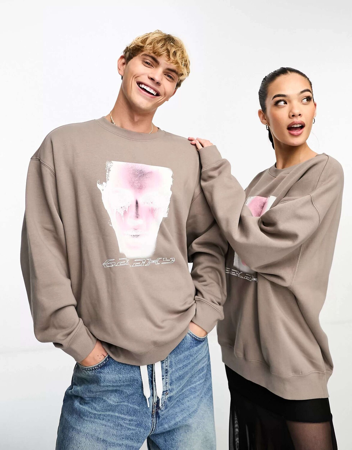 

Оверсайз-толстовка с рисунком унисекс Weekday эксклюзивно для ASOS