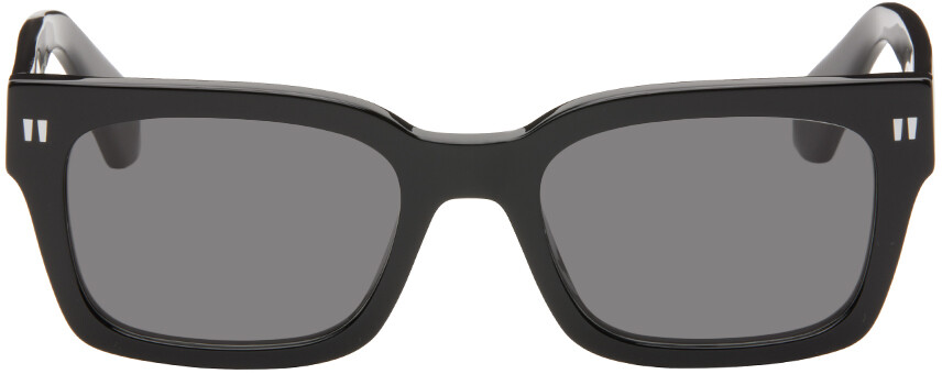 

Черные солнцезащитные очки Midland Off-White, цвет Black/Dark grey
