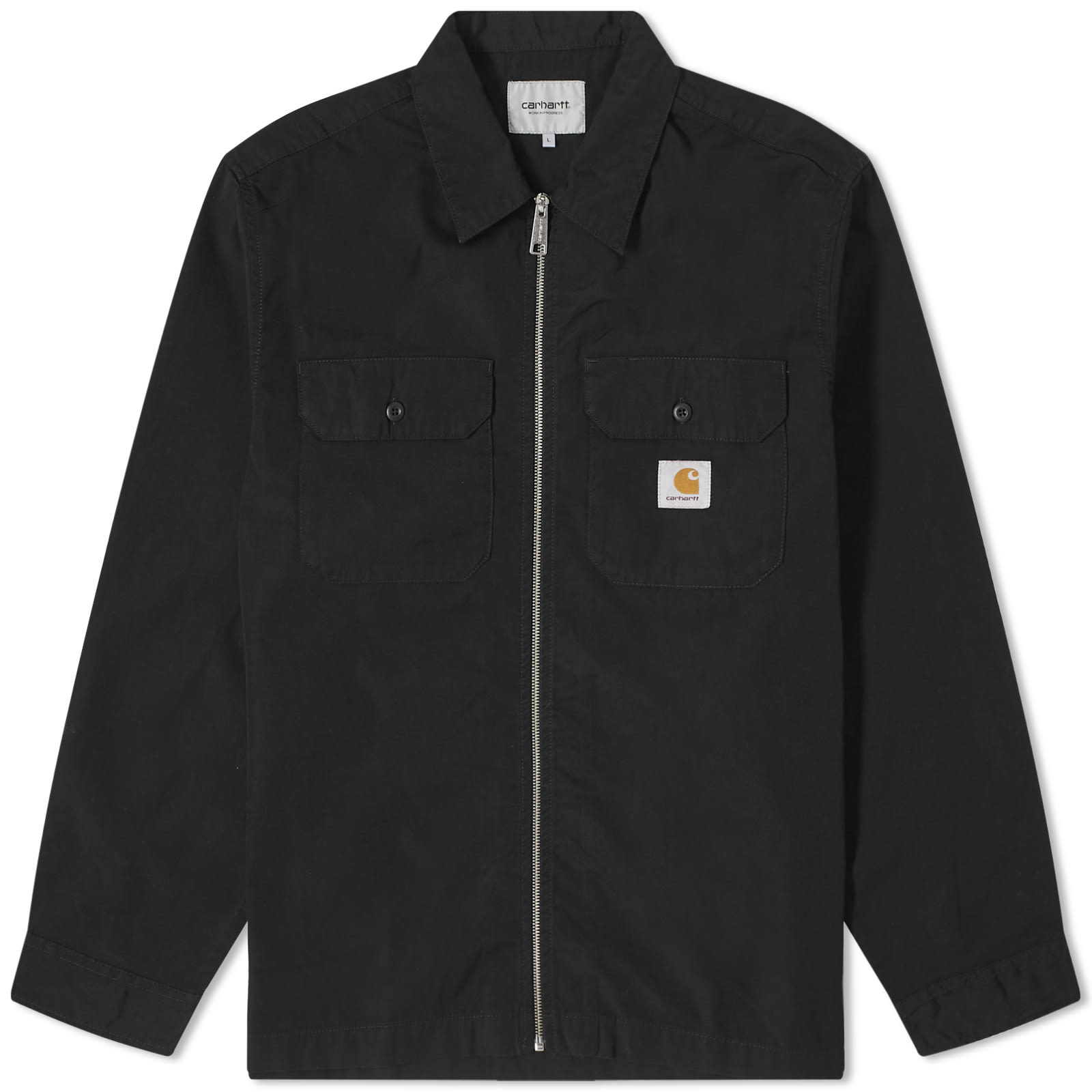 цена Рубашка Carhartt Wip Craft Zip Overshirt, черный