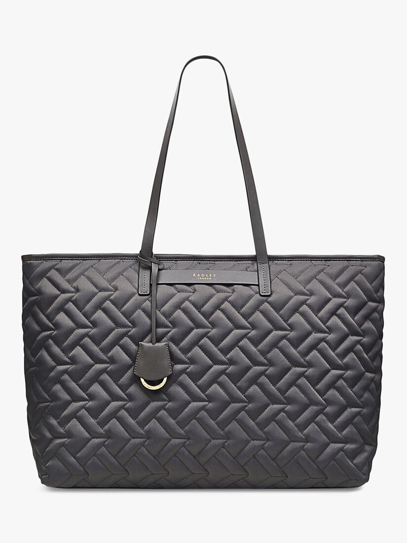

Большая стеганая большая сумка Radley Finsbury Park, темно-серый