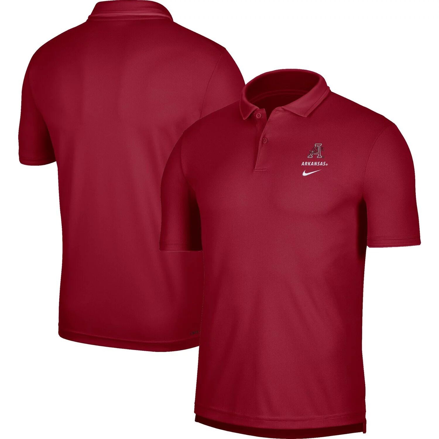 

Мужское поло Cardinal Arkansas Razorbacks UV Performance Nike
