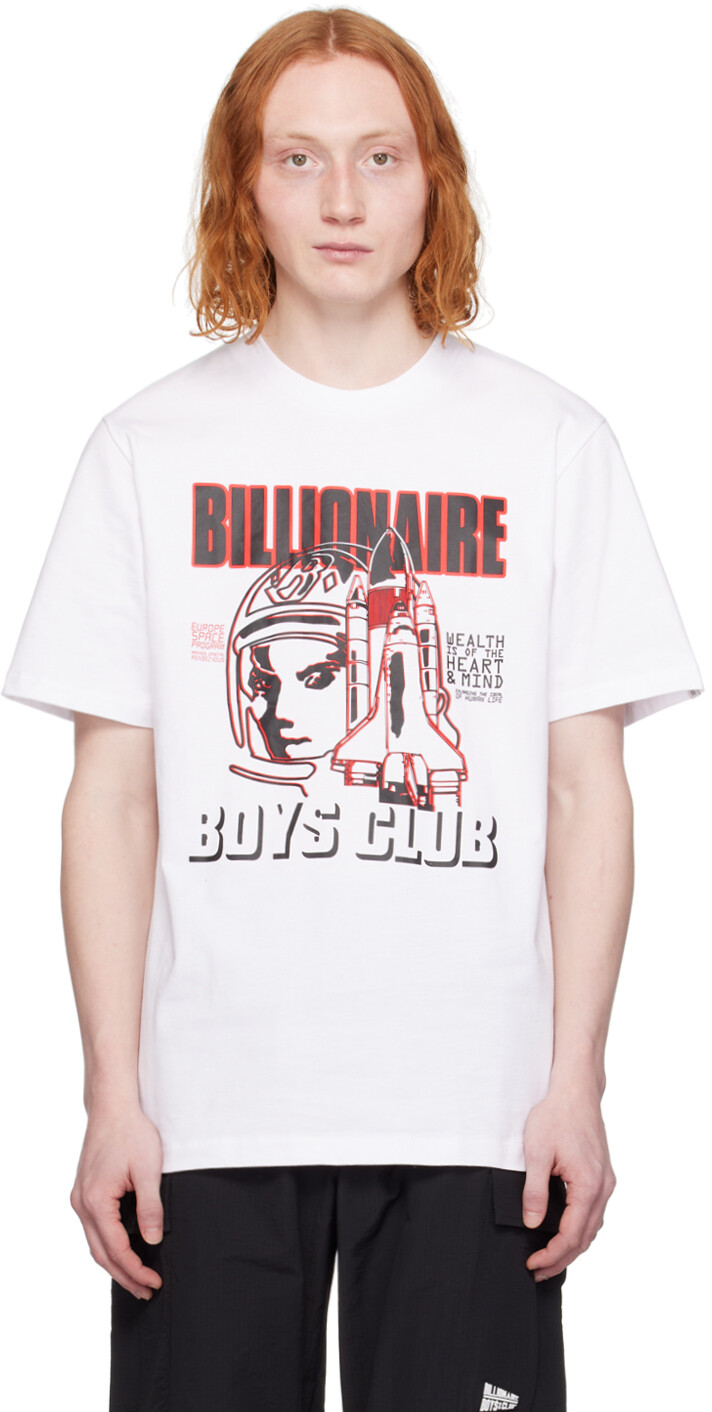 

Футболка с программой «Белое пространство» Billionaire Boys Club