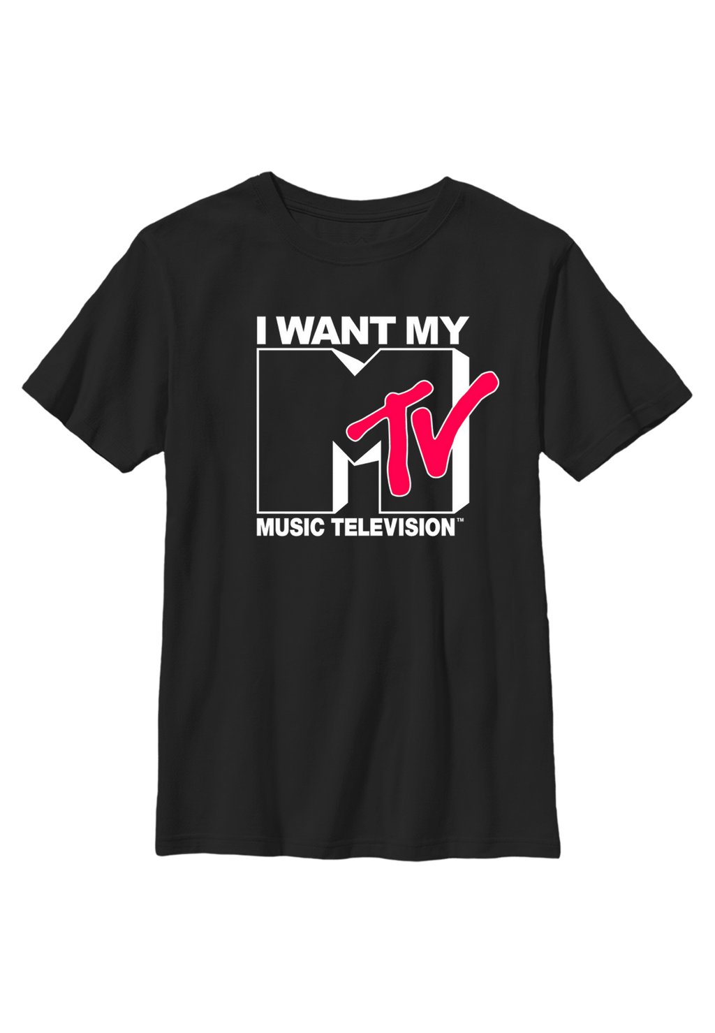 цена футболка с принтом Mtv Want Logo Henry Tiger, черный