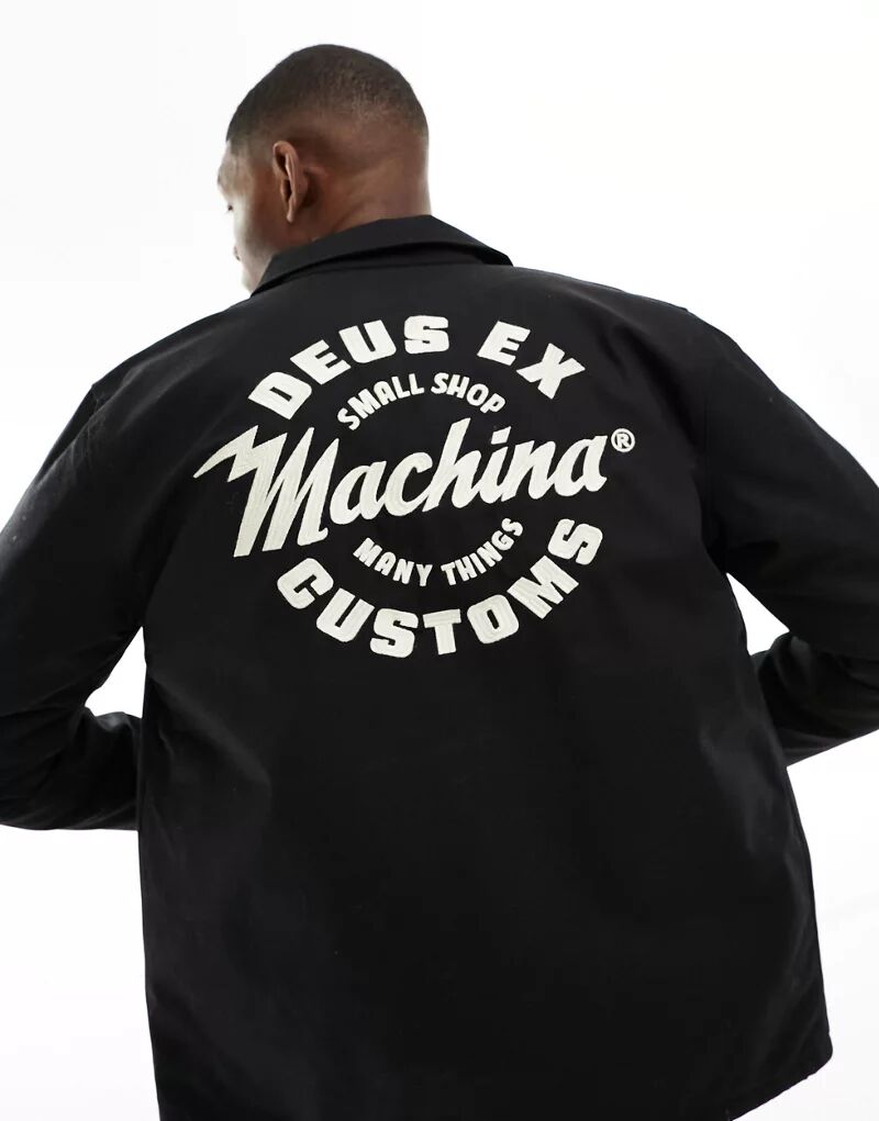 Черная спортивная куртка Deus Ex Machina Amped
